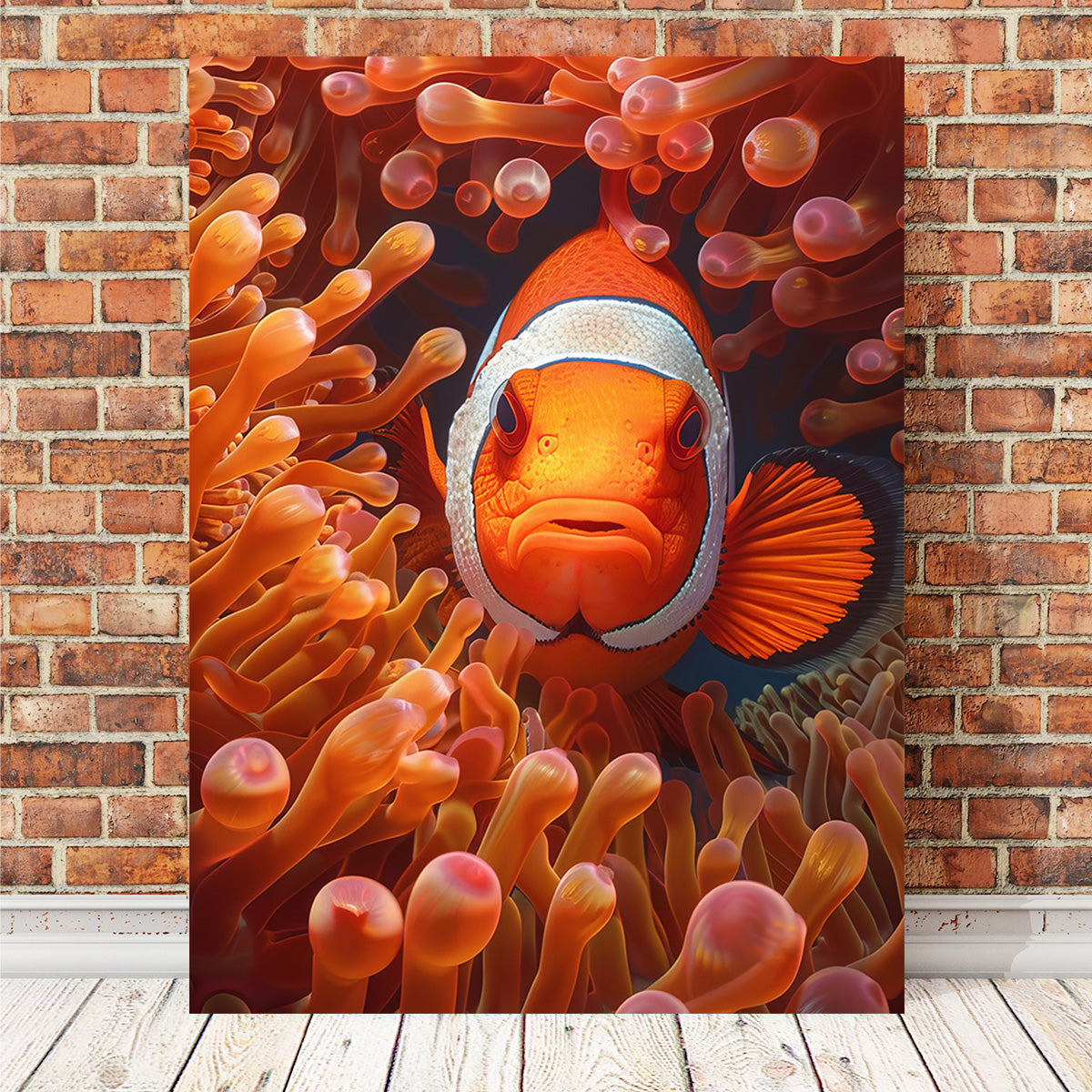 Eye - catching Clown Fish Wall Art for Home Decor