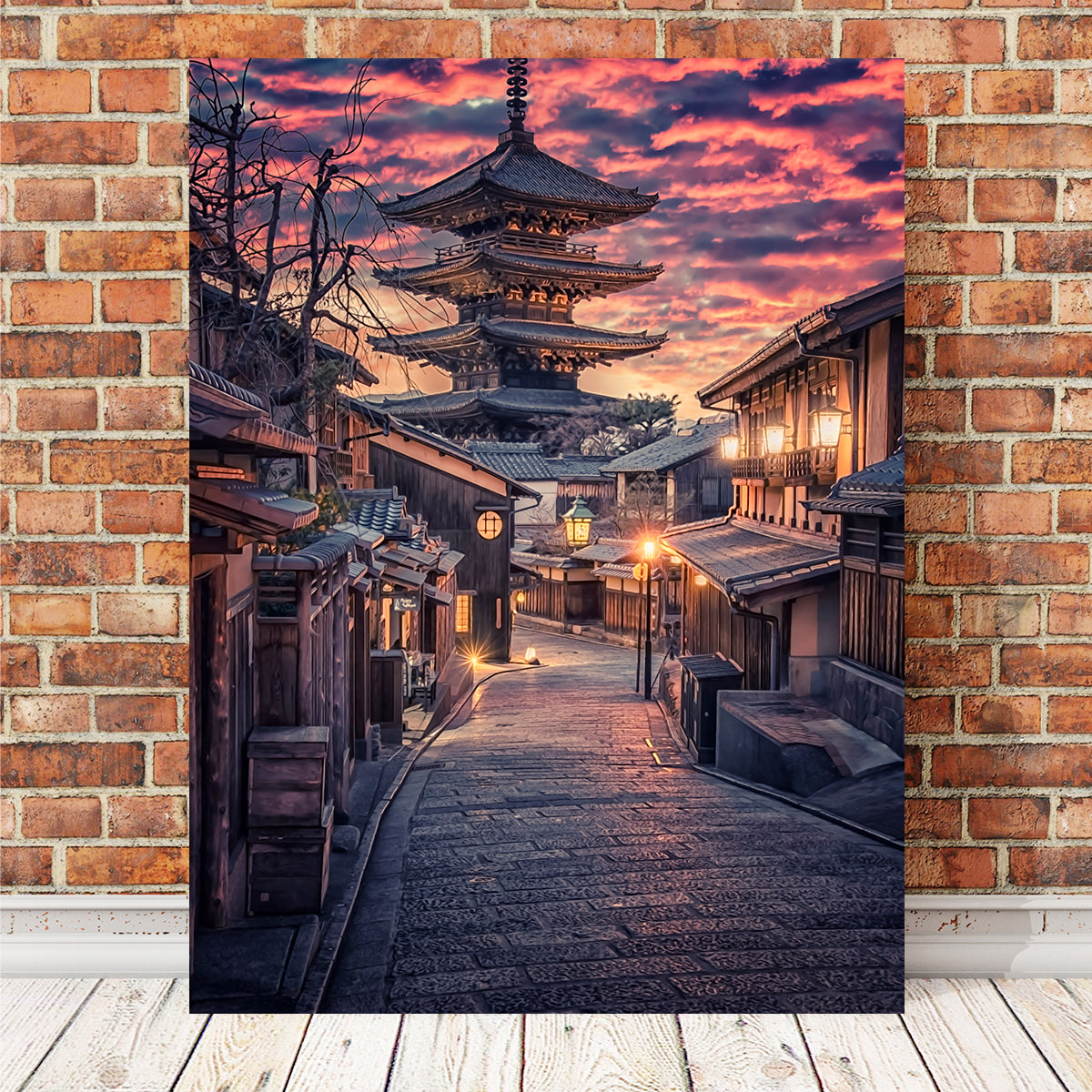 Stunning Sannen Zaka Street Wall Art by Manjik Pictures