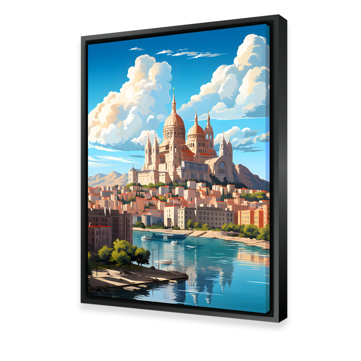 Exquisite France - Marseille Wall Art by Valth Graphics