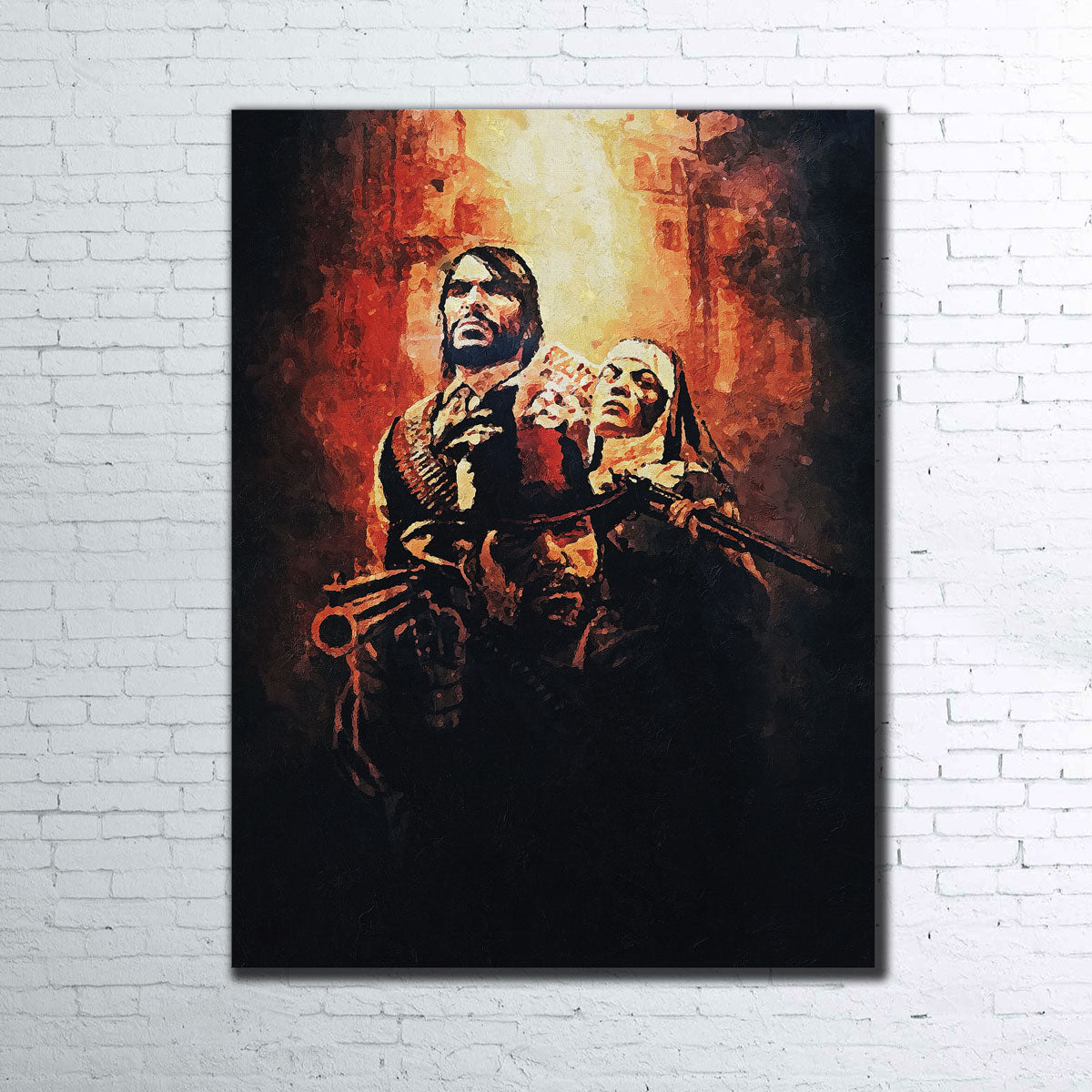 Outlaw For Life Premium Wall Art by Gab Fernando