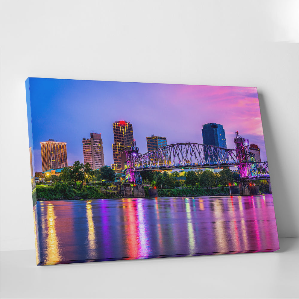 Exquisite Little Rock Skyline Wall Art for Stunning Decor