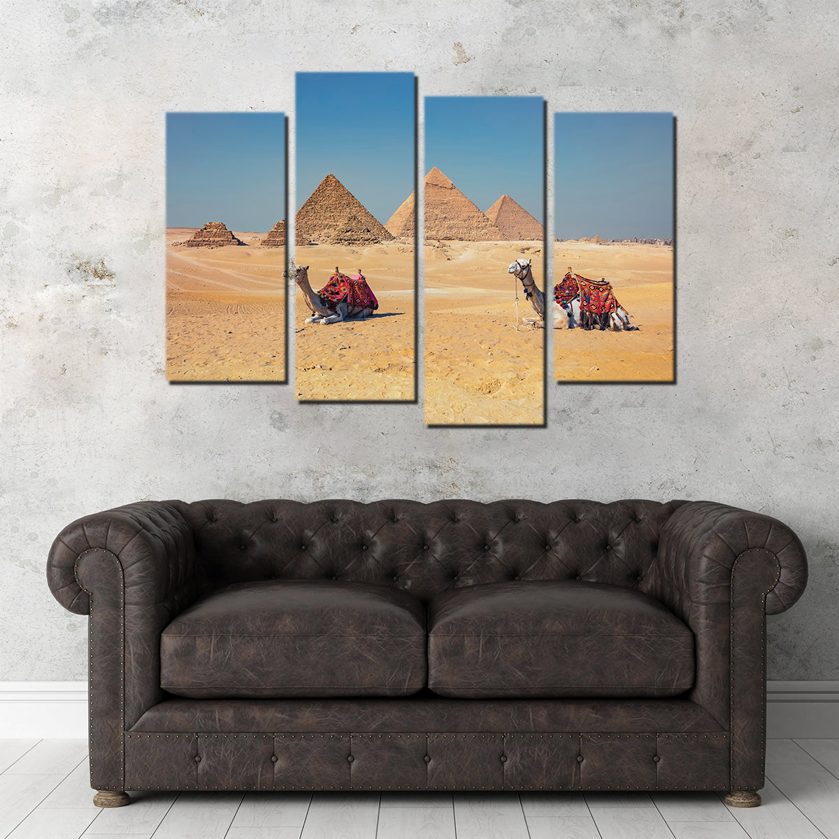 Giza Wall Art - Premium Handmade Canvas Artwork
