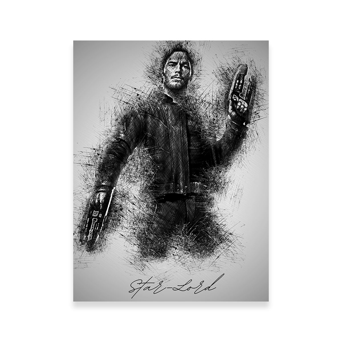 Stunning Star-Lord Wall Art for a Galactic Decor
