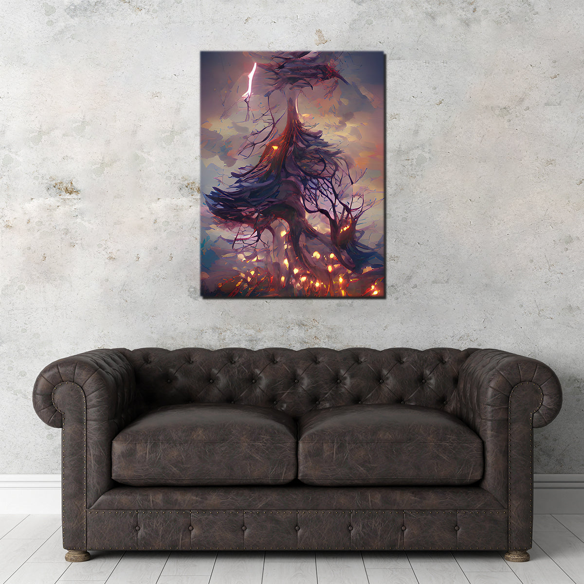 Stunning Lightning Strikes Wall Art by Gabriel Ritcey