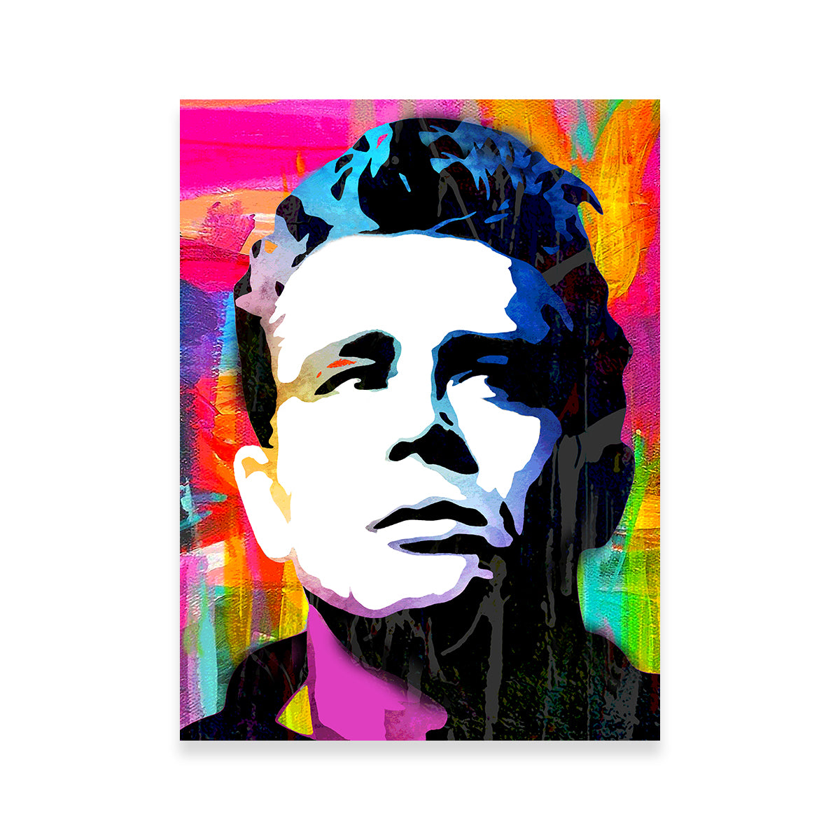 Stunning James Dean Portrait Wall Art by Stephen Chambers