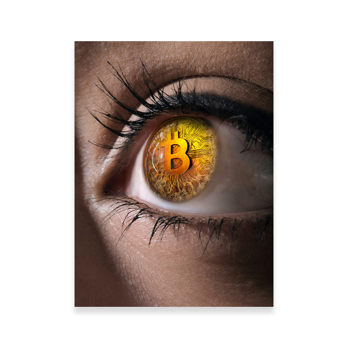 Eye - Catching Bitcoin Wall Art for Modern Spaces