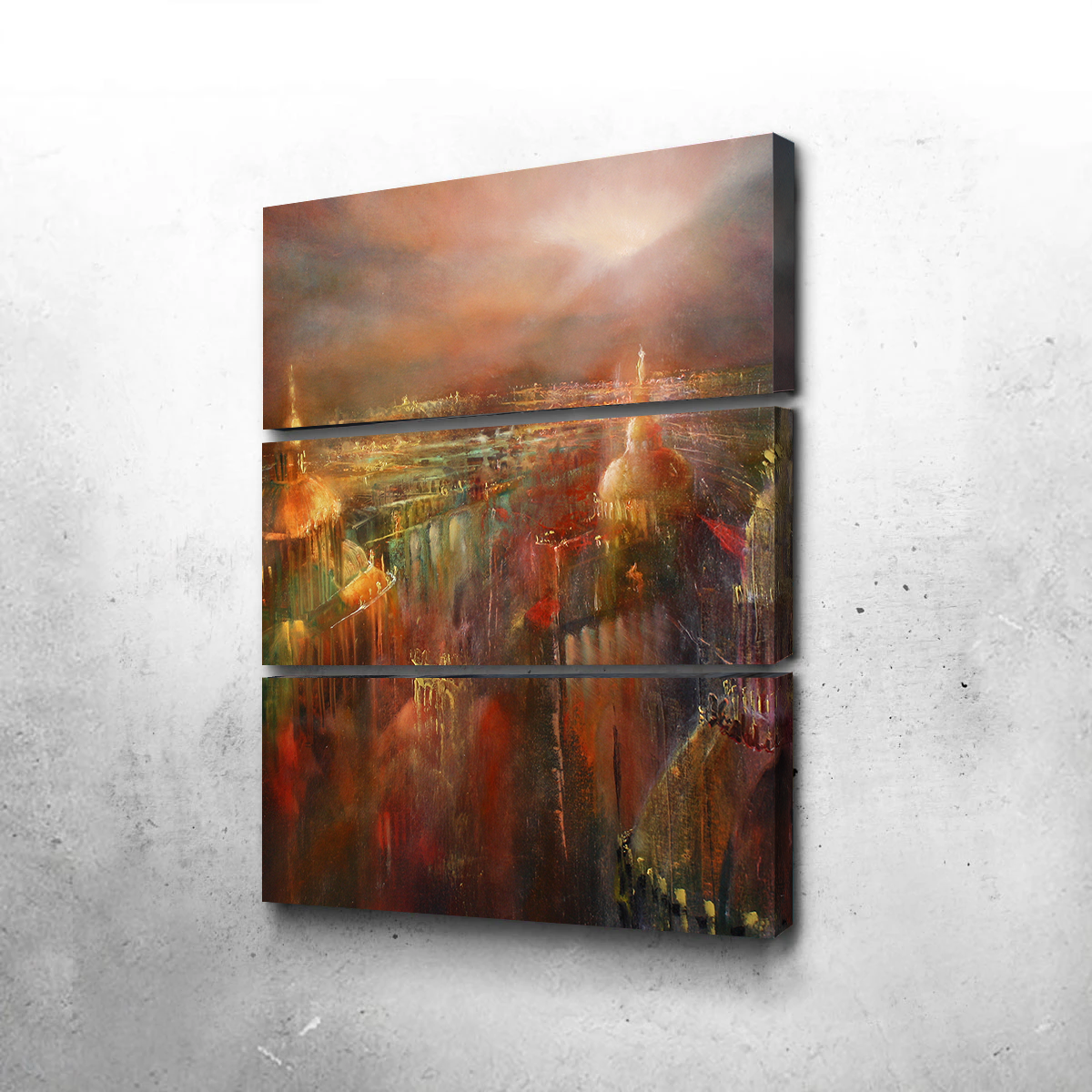Enchanting The City Wakes Up Wall Art by Annette Schmucker