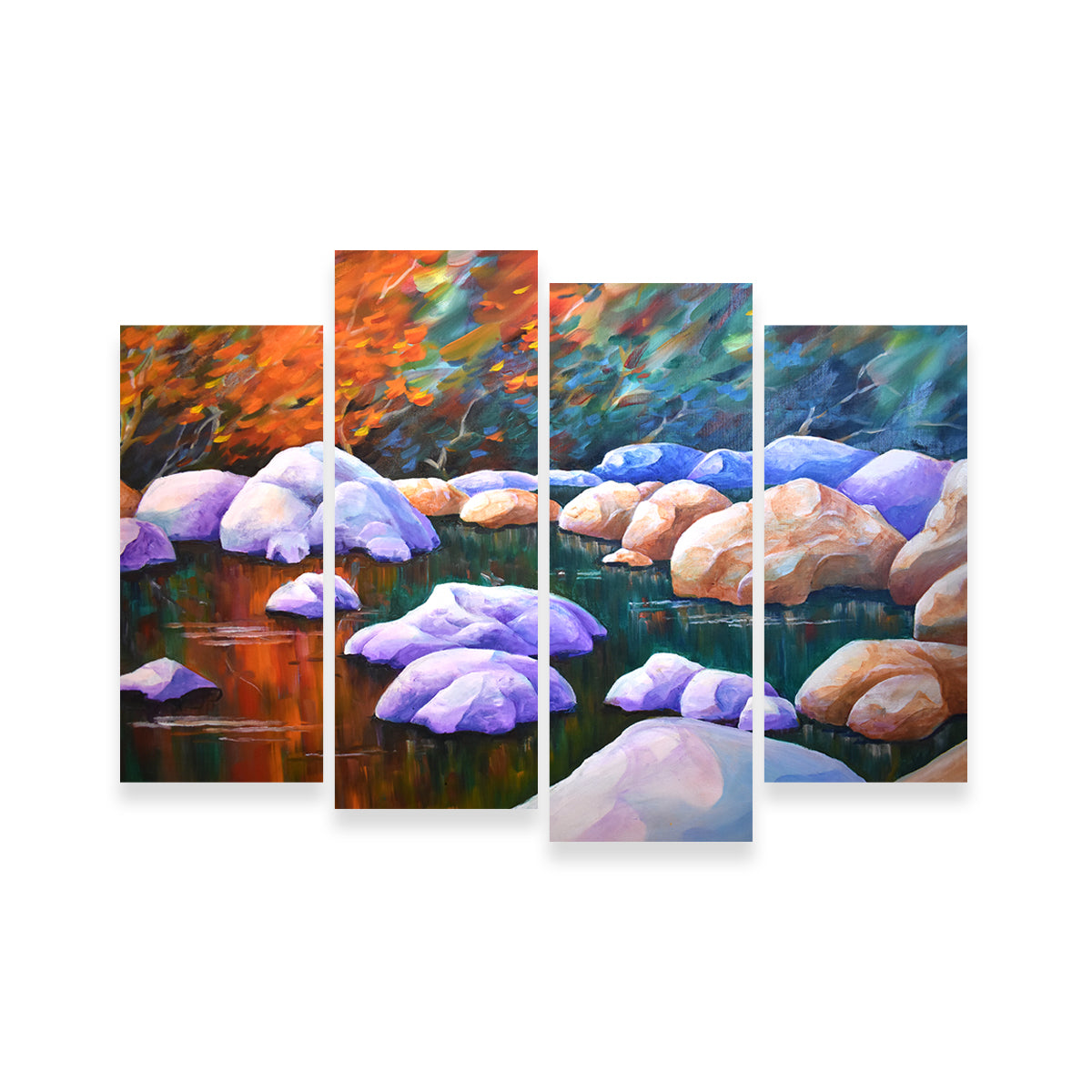 River's Quiet Moment Exquisite Wall Art by Gerry Segismundo