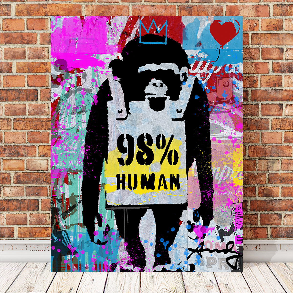 98% Premium Human Wall Art by Stephen Chambers