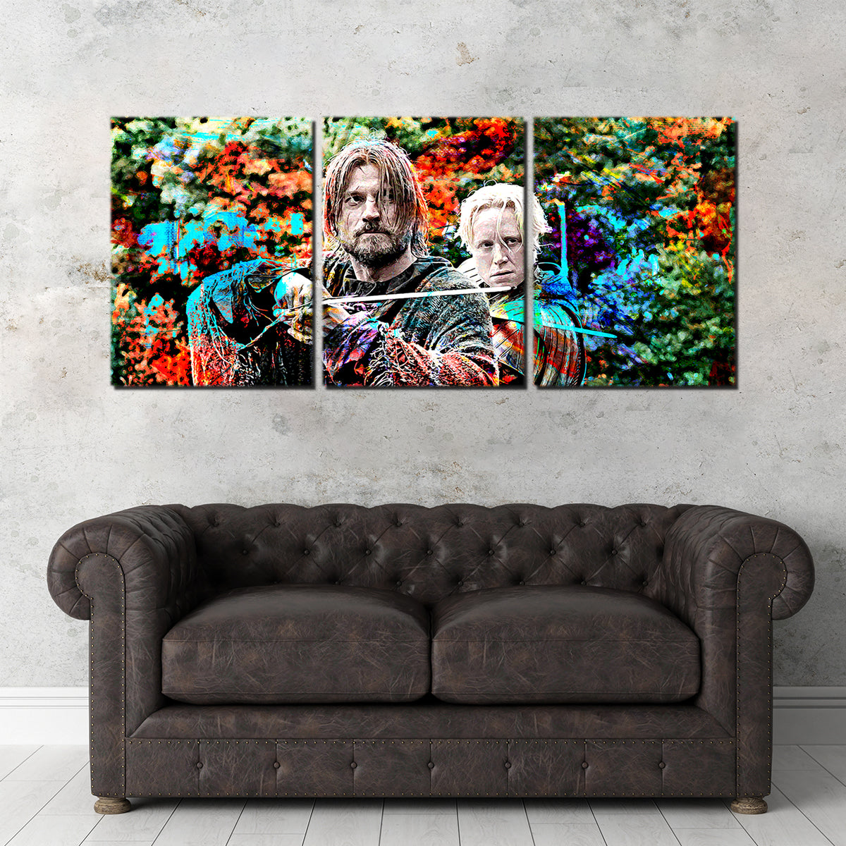 Jaime and Brienne Stunning Wall Art for Home Decor
