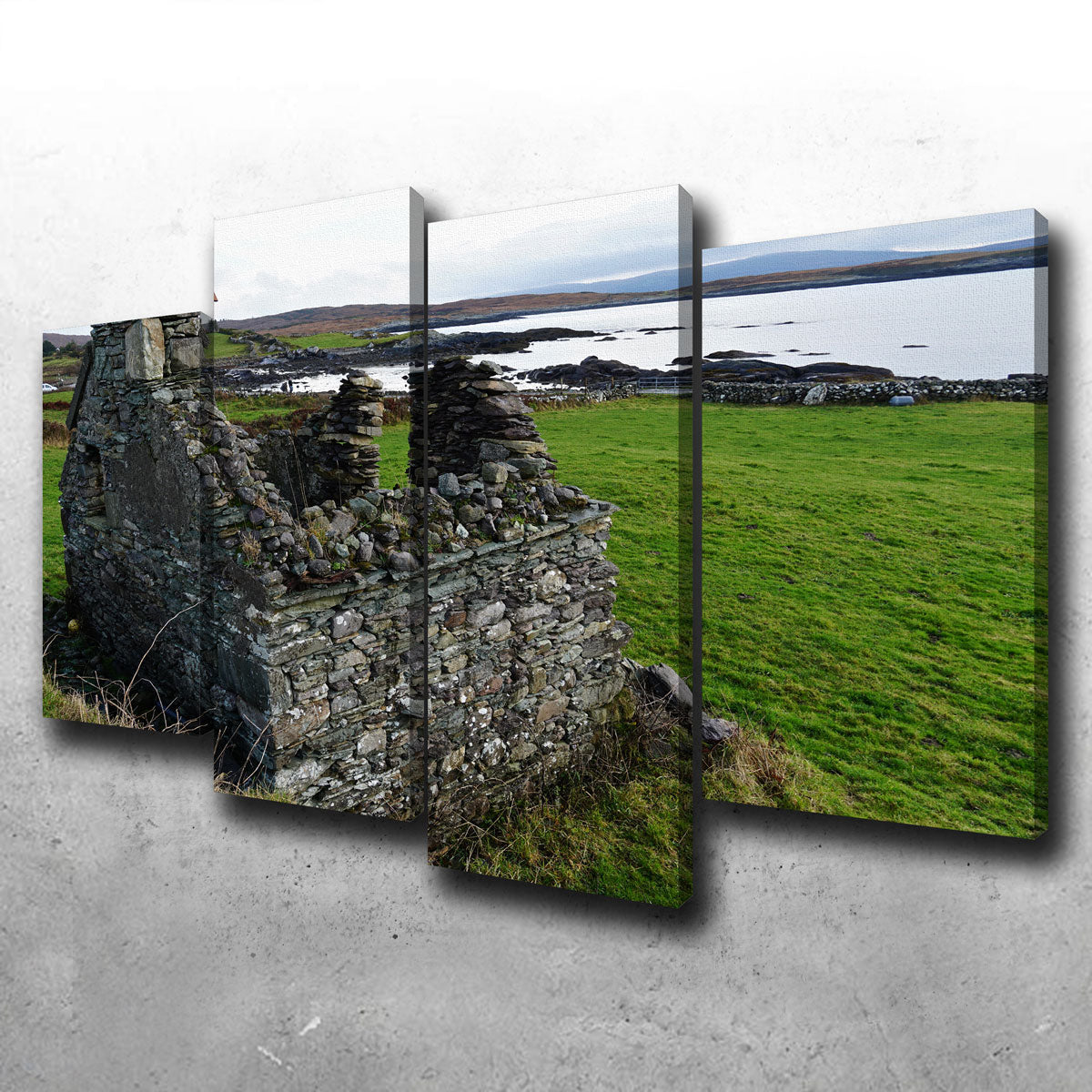 Enchanting Abandoned House in Trafask, Ireland Wall Art by David Campbell