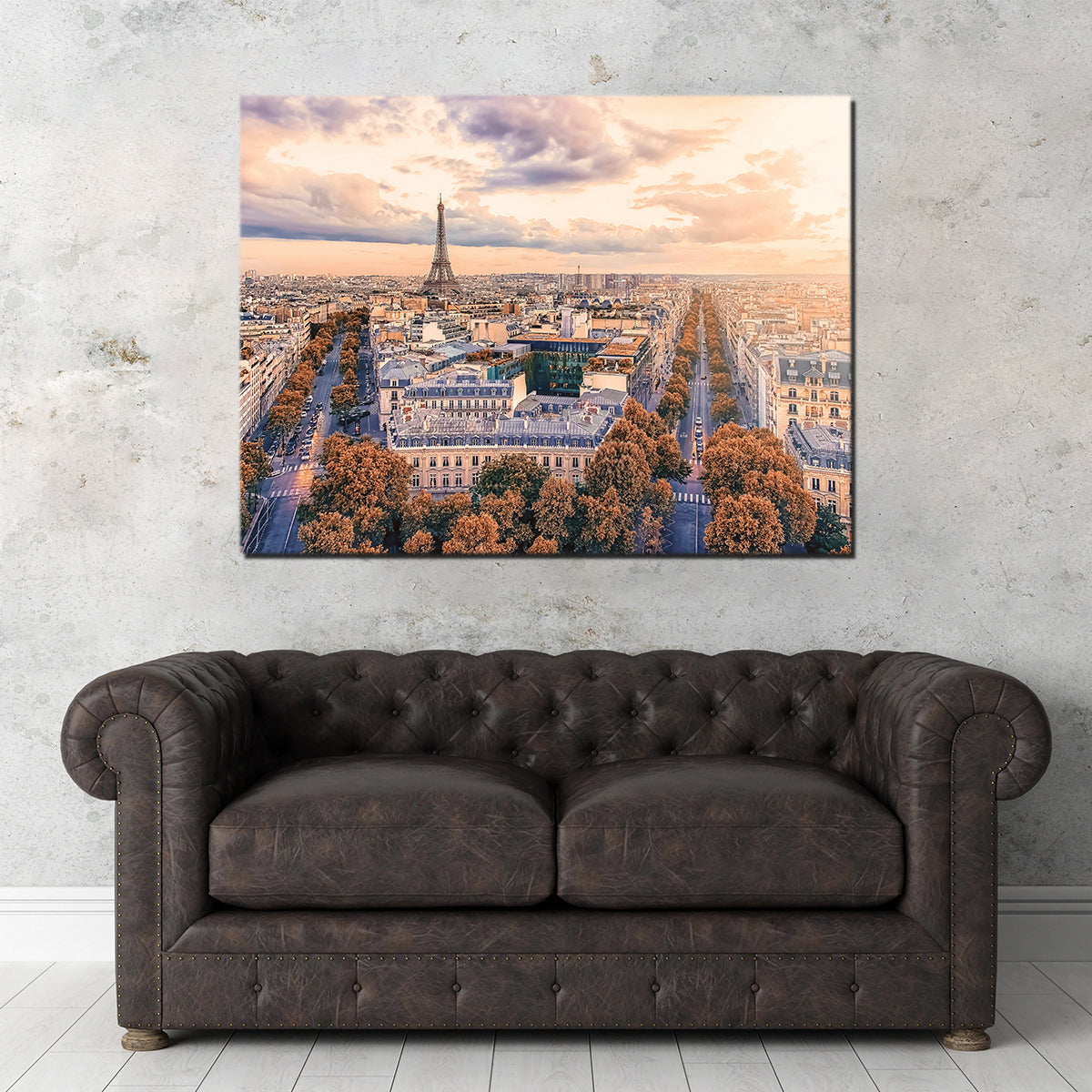 Stunning Paris Sunset Wall Art for Your Home Decor