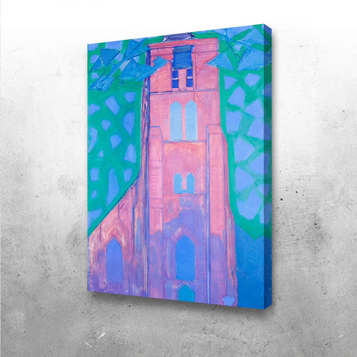 Exquisite Zeeuwsche Kerktoren Wall Art by Piet Mondriaan