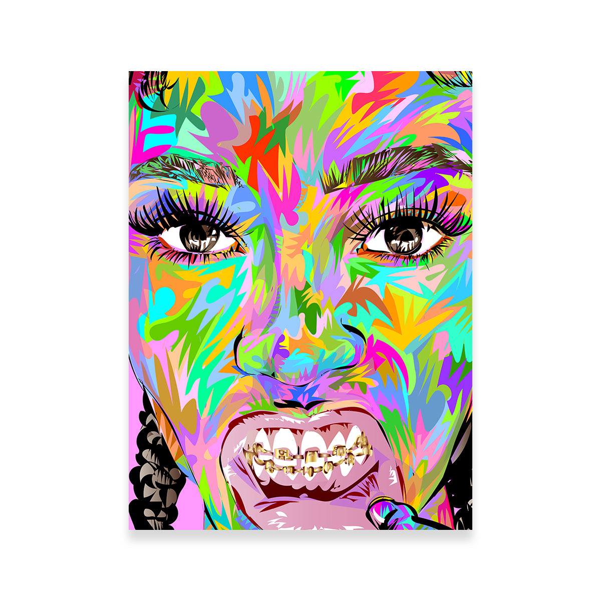 Exquisite Coi Leyrey Wall Art - Sustainable Pine Wood Frame & Museum Quality Canvas
