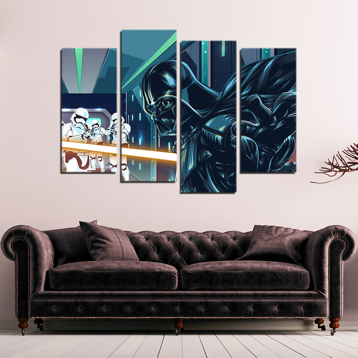 Epic Star Wars Final Battle Wall Art by Ralph & Laura Design