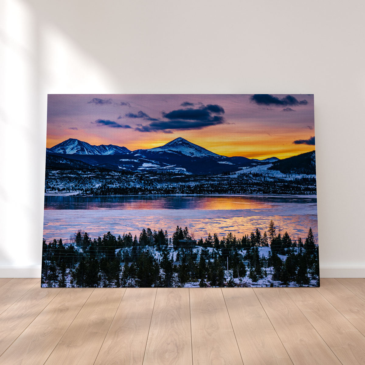 Stunning Frozen Lake Wall Art for Your Home Decor