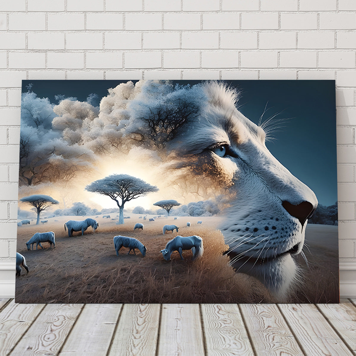 Roaring Majesty - Exquisite Handmade Canvas Prints