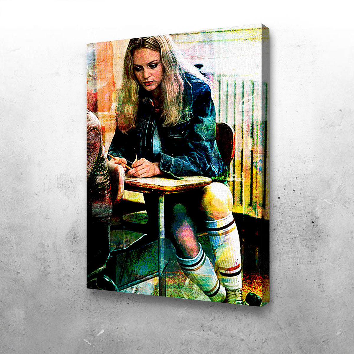 Stylish Rollergirl Wall Art for Trendy Decor