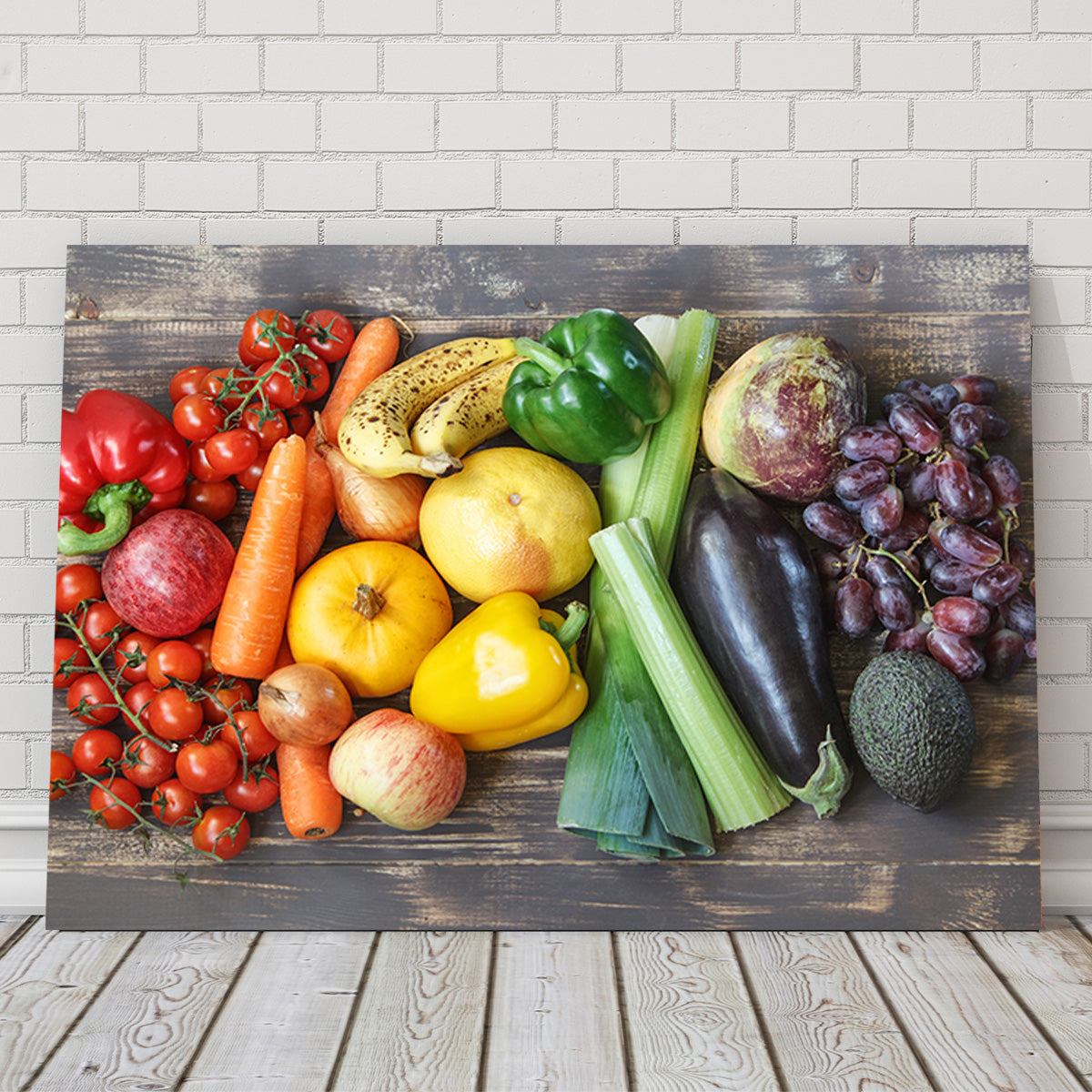 Exquisite Fruits & Vegetables Wall Art for Home Decor