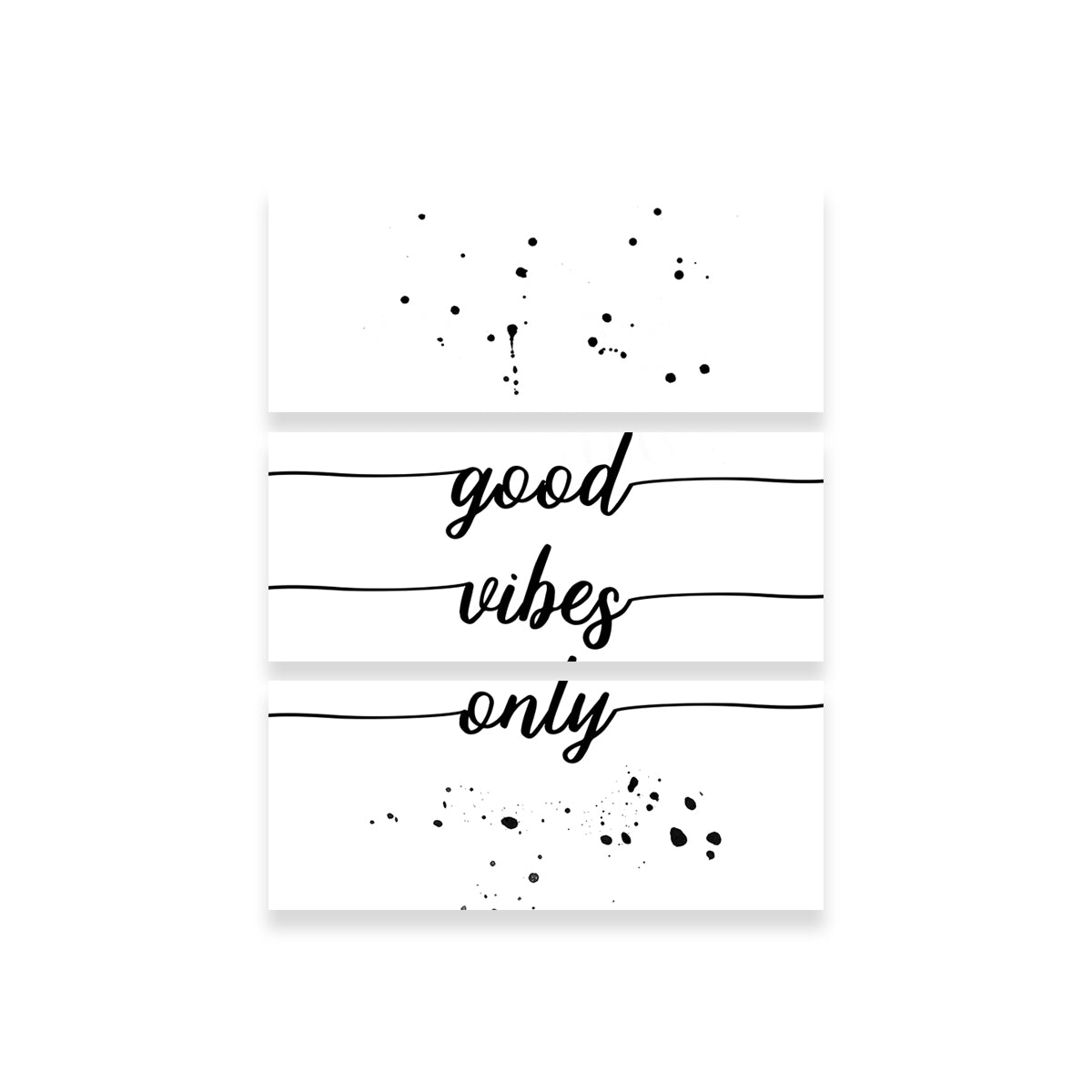 Exclusive Good Vibes Only Wall Art by Melanie Viola