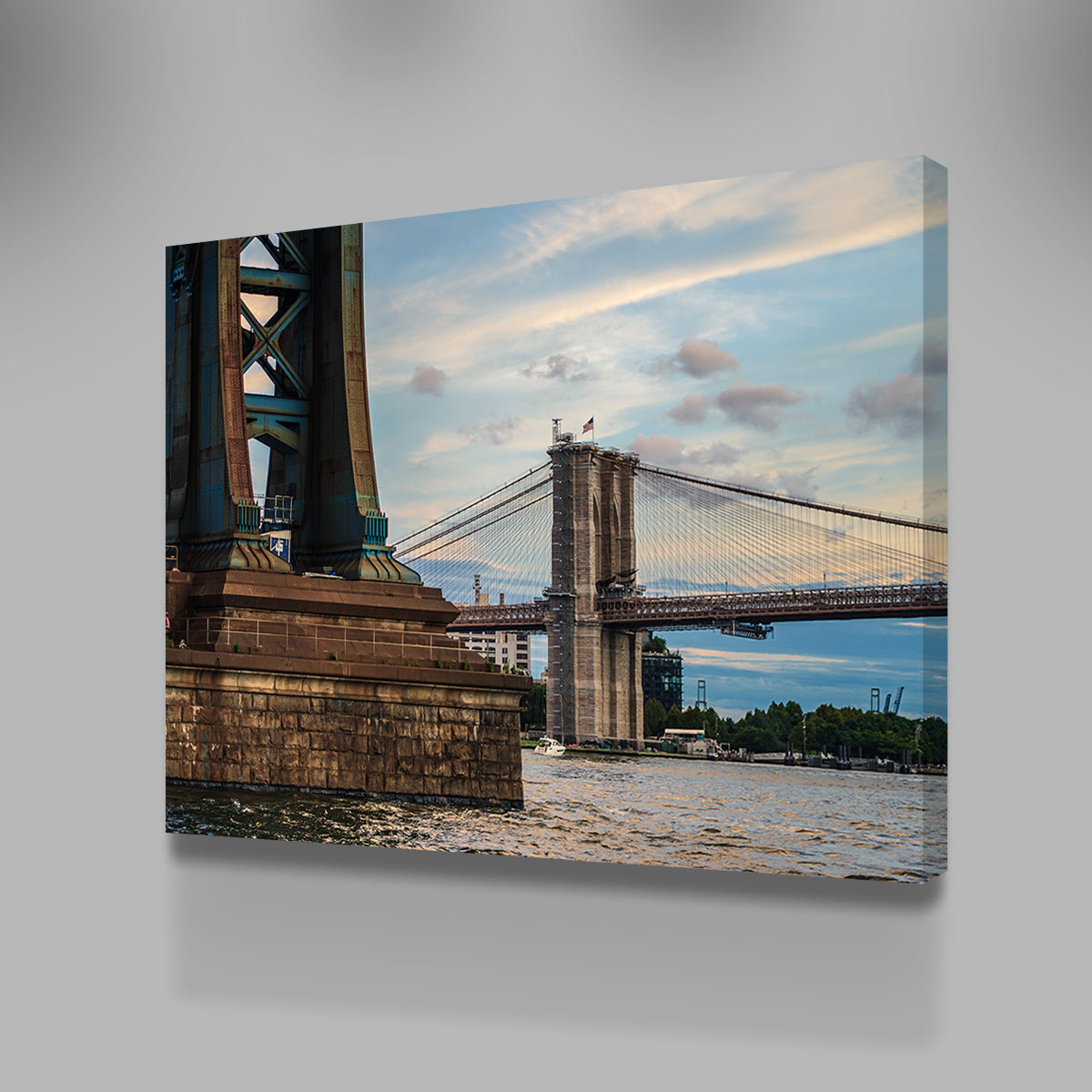 Stunning Dual Bridges Wall Art by Charity Dos Santos