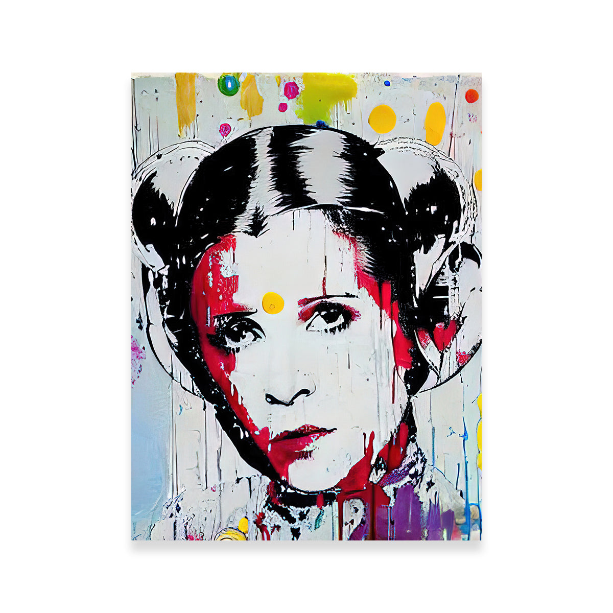 Stunning Princess Leia Wall Art by Stephen Chambers