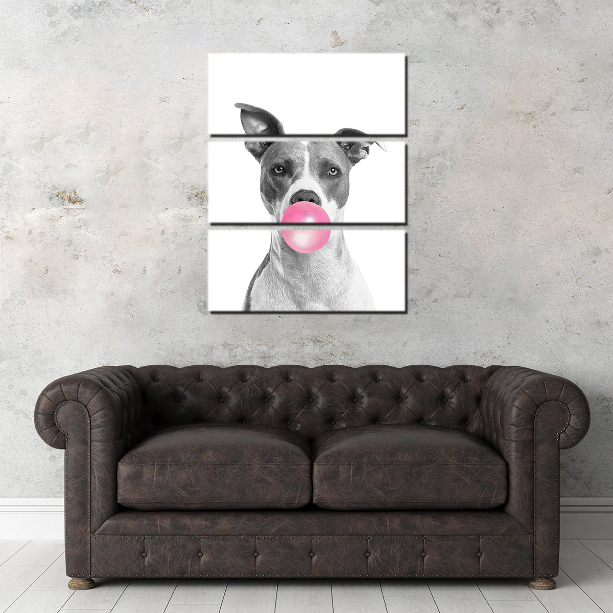 Hilarious Dog Wall Art by Lawisi