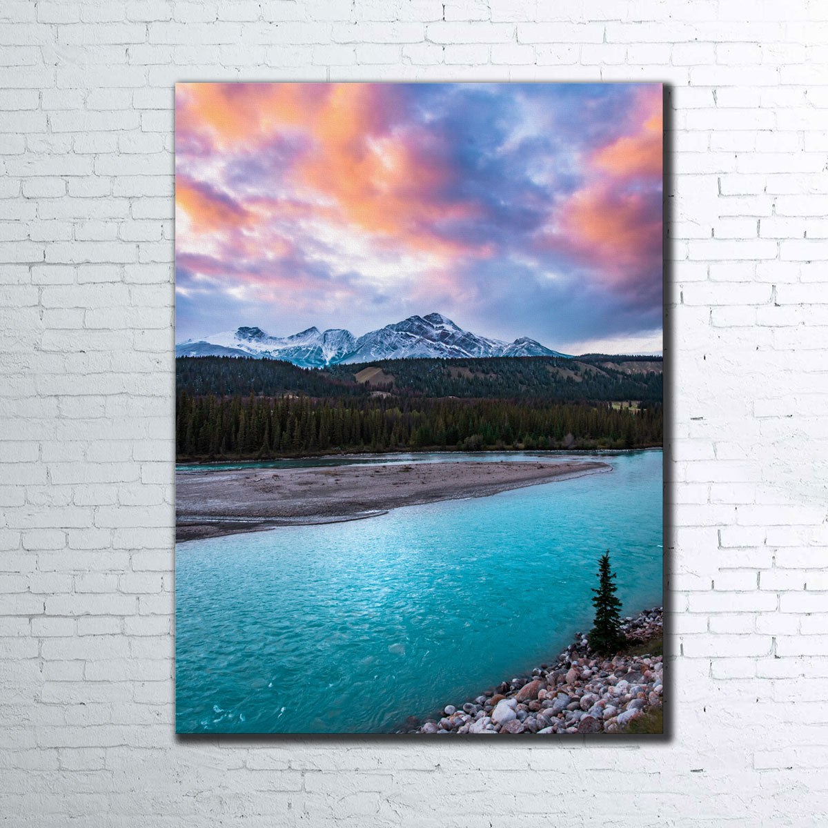 Exquisite River Blues Wall Art by Lucas Moore