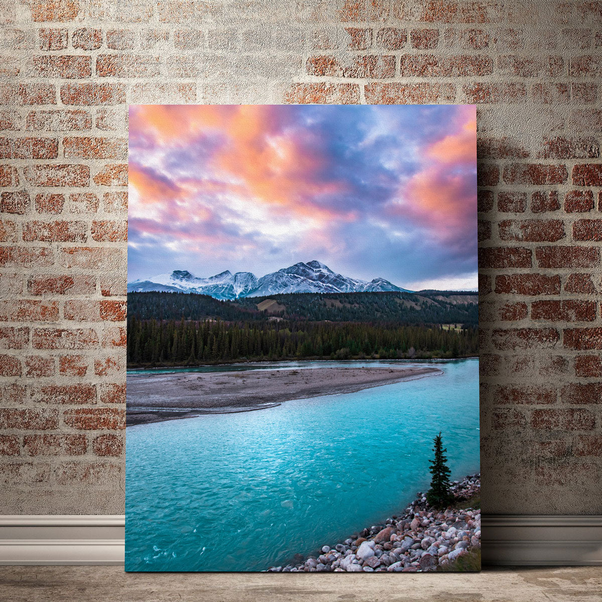 Exquisite River Blues Wall Art by Lucas Moore