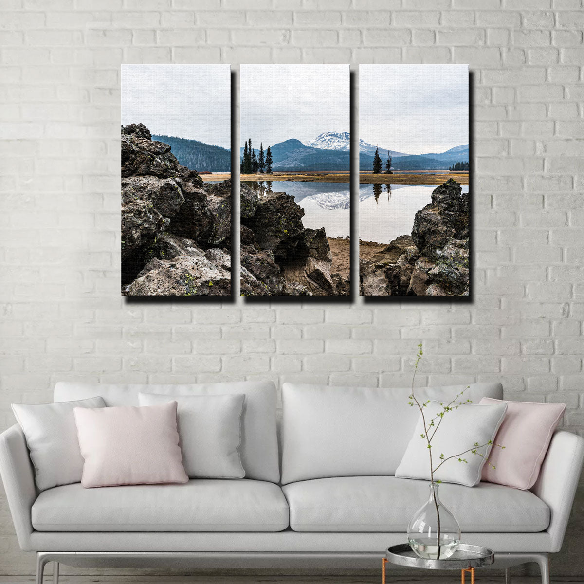 Breathtaking South Sister Mountain - Sparks Lake Wall Art for Your Home Decor