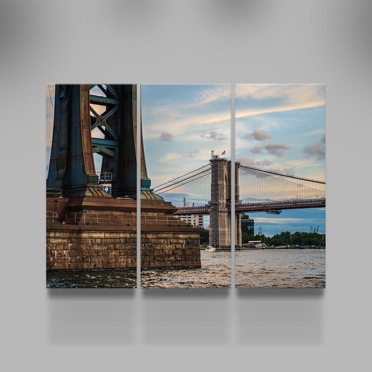 Stunning Dual Bridges Wall Art by Charity Dos Santos