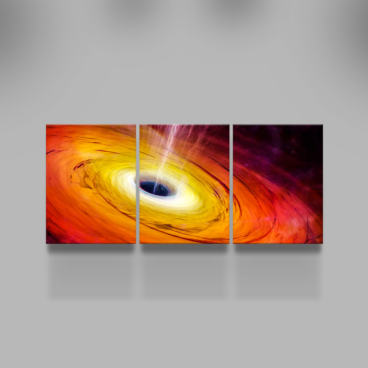Stunning Spacescape Black Hole Wall Art for Home Decor