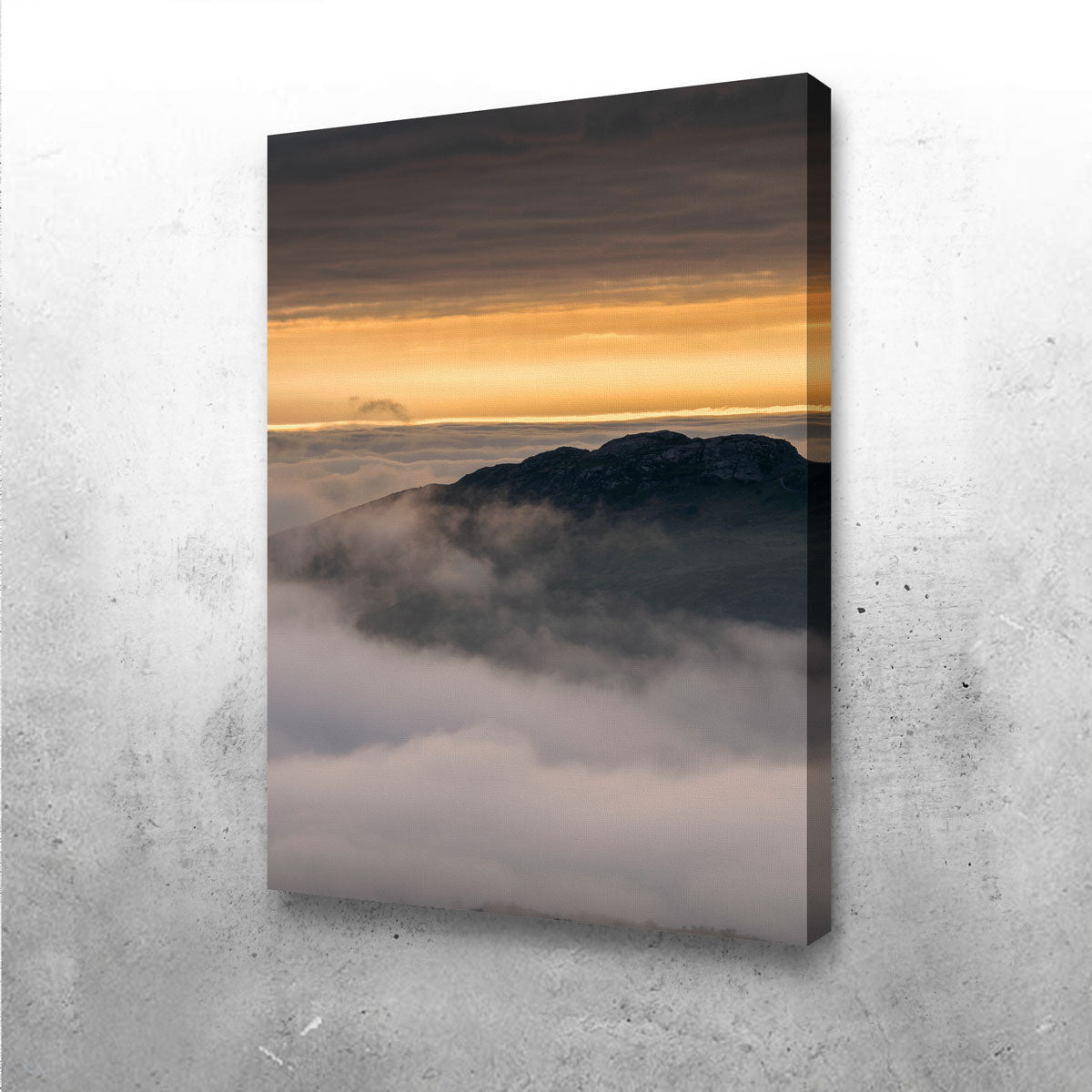 Exquisite Cloudy Peak Wall Art by Mike Cotton