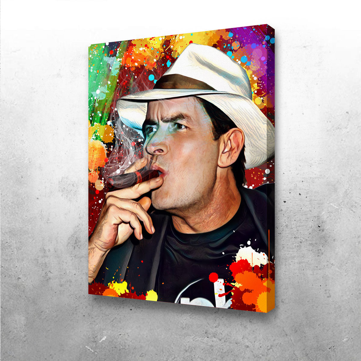 Charlie Sheen WINNING Stunning Canvas Wall Art for Home Decor