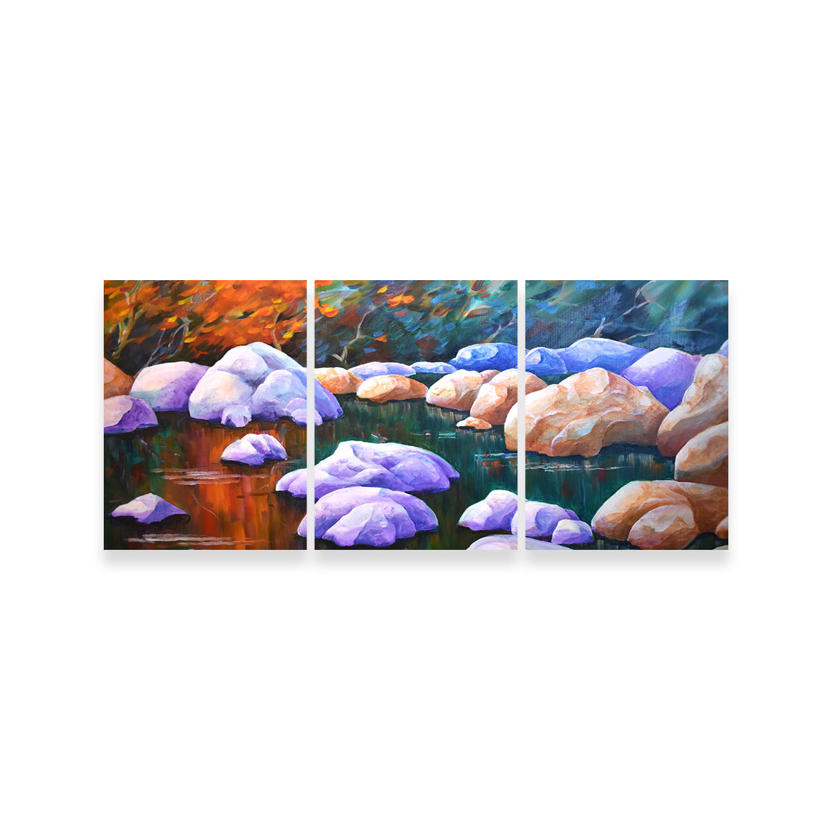 River's Quiet Moment Exquisite Wall Art by Gerry Segismundo