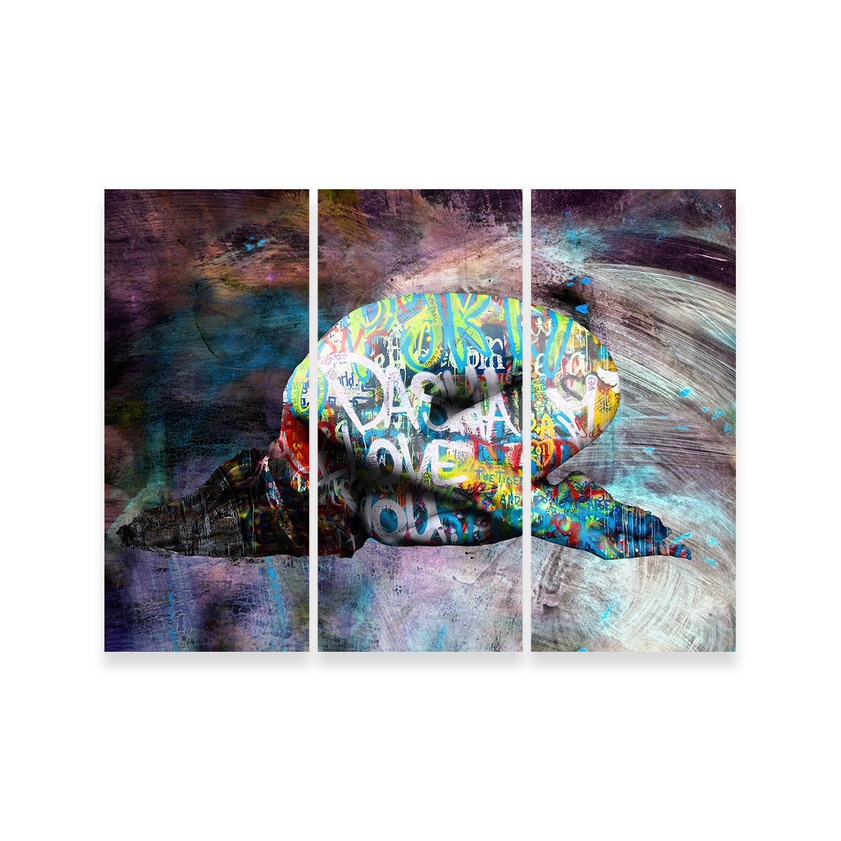 Dasha Love You Wall Art by Stephen Chambers - Museum Quality Canvas Print