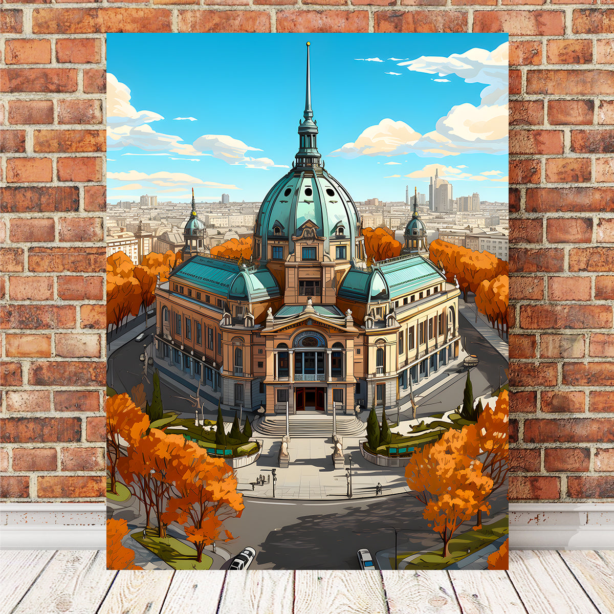 Exquisite Paris - Petit Palais Wall Art by Valth Graphics