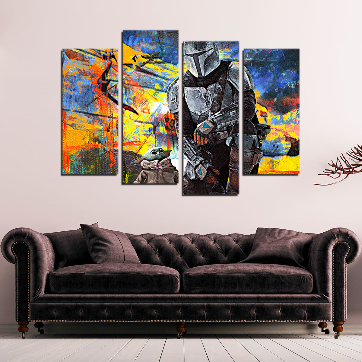 The Child from The Mandalorian High - Quality Wall Art