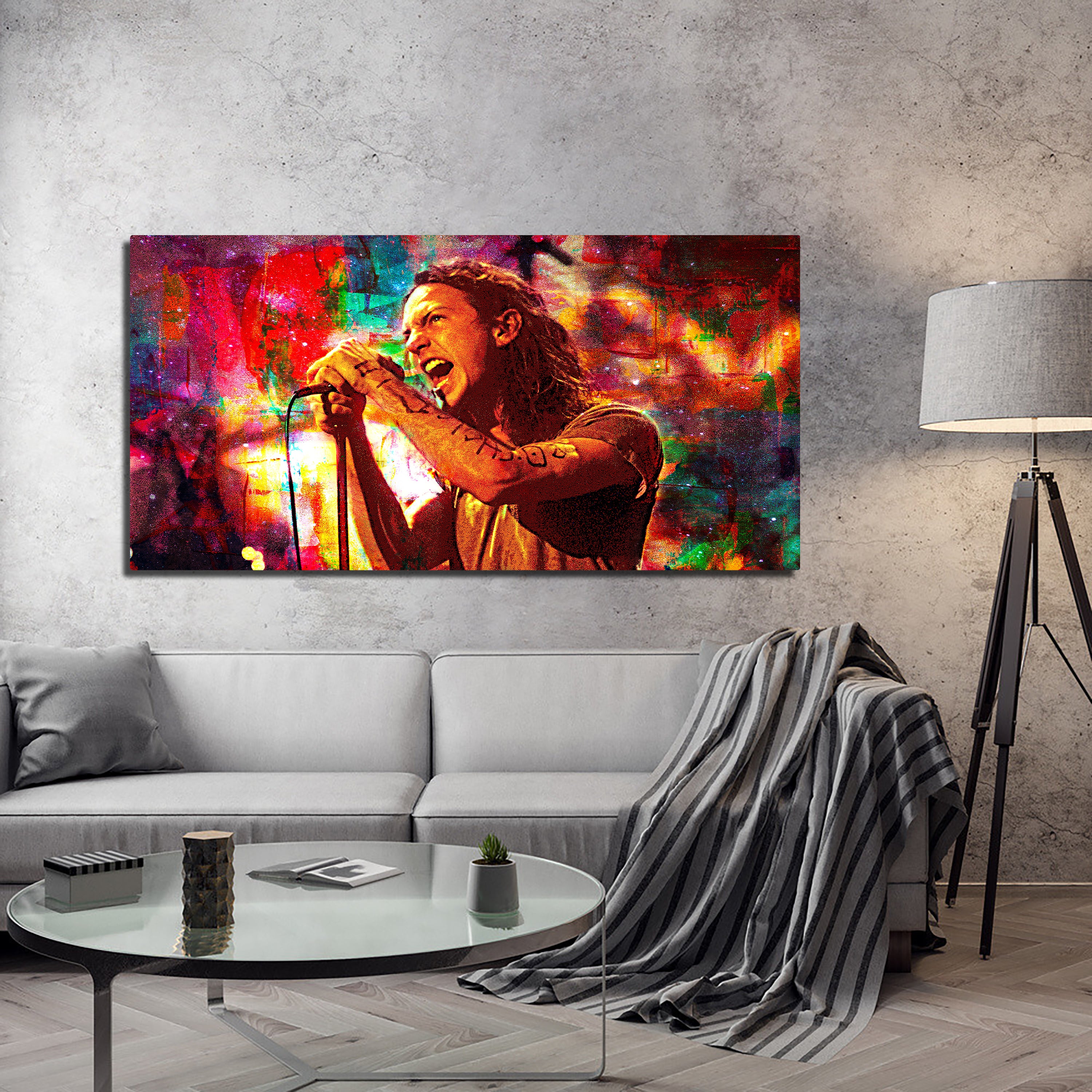 Stunning Eddie Vedder Panoramic Wall Art for Home Decor