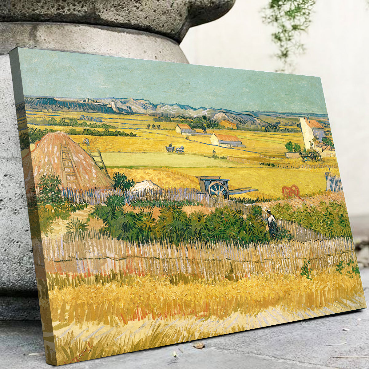 De oogst Vincent van Gogh Wall Art - Museum Quality Canvas Print
