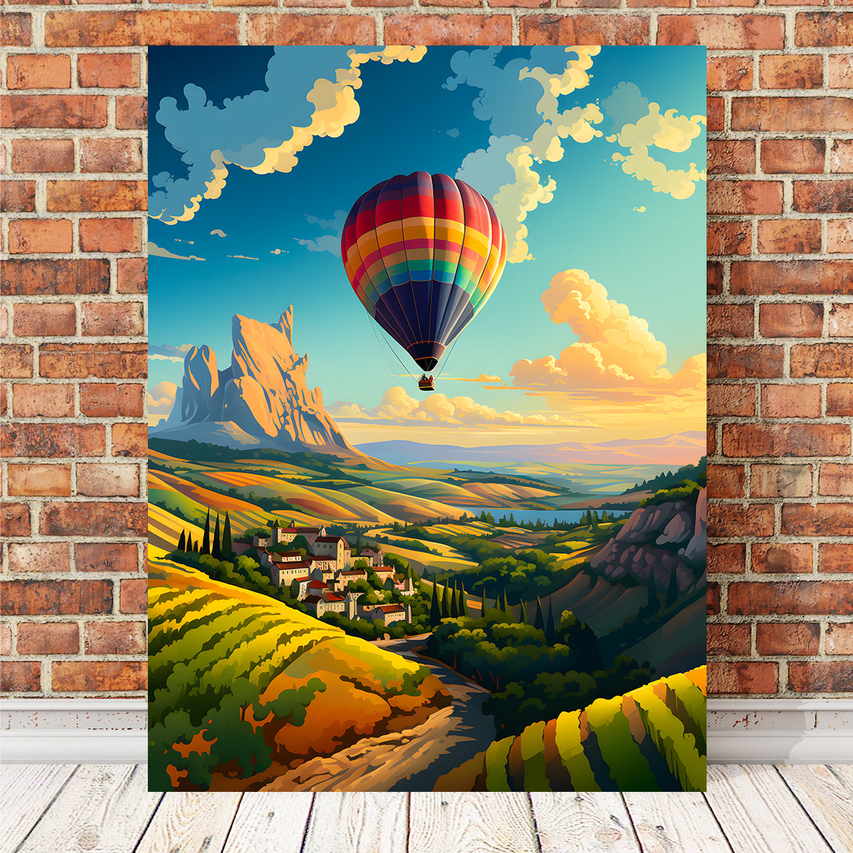 Exquisite French Vineyards Wall Art by Valth Graphics