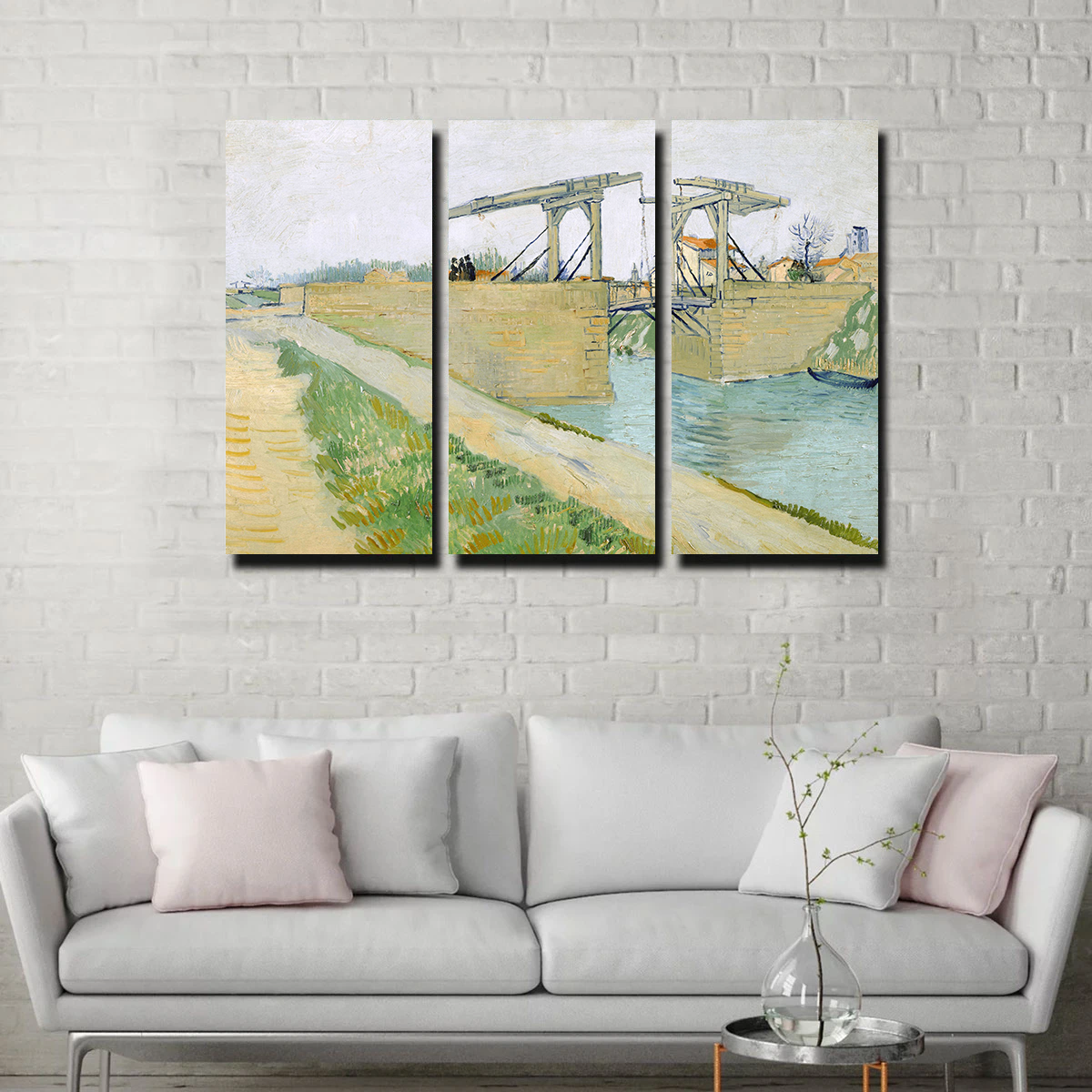 Vincent van Gogh's De brug van Langlois Stunning Wall Art
