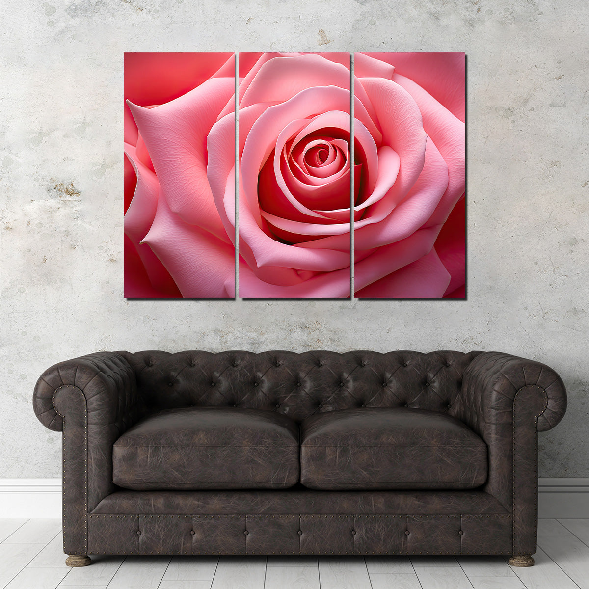 Stunning Light Pink Rose Art Print