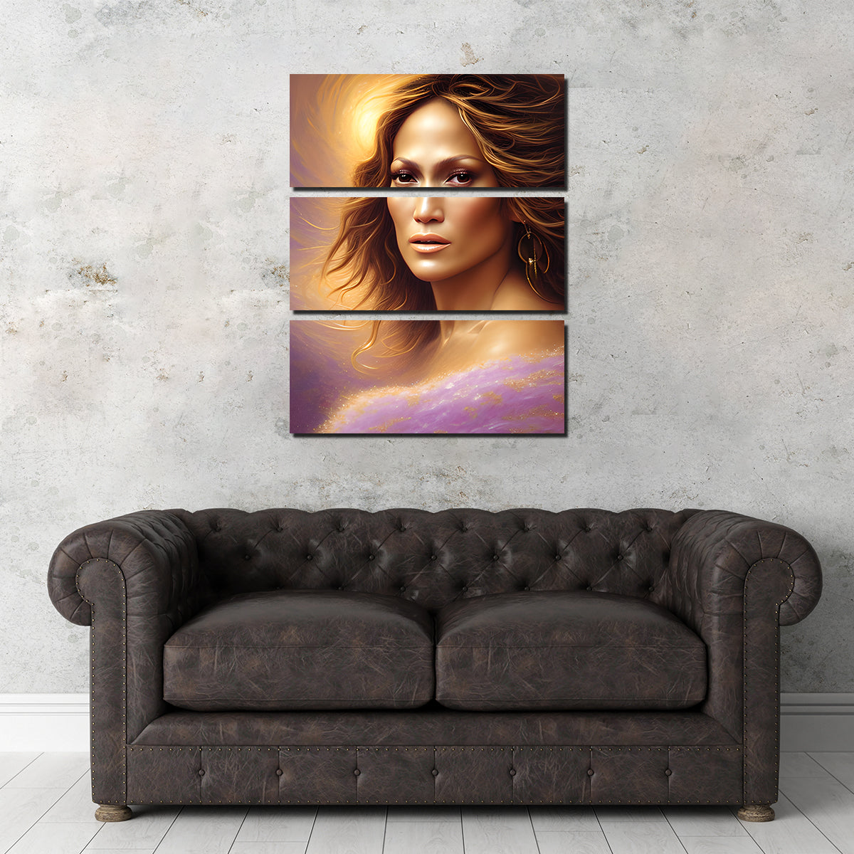 Stunning Jennifer Lopez Wall Art by Dina Rolle