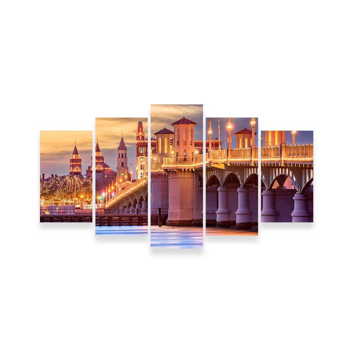 St. Augustine - Bridge of Lions Stunning Wall Art for Home Decor