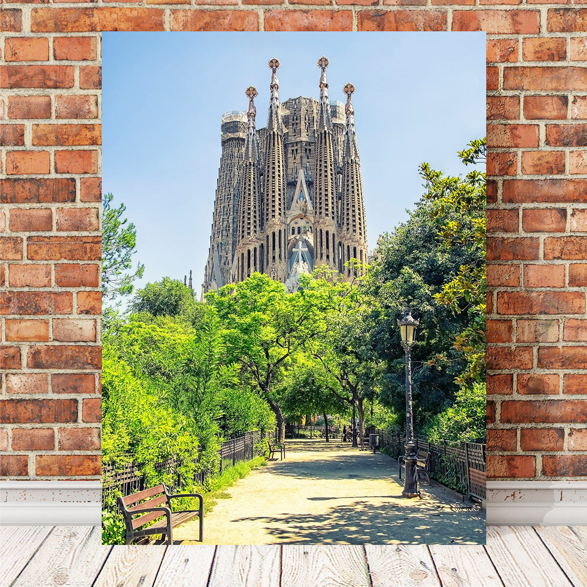 Stunning Sagrada Familia Wall Art by Manjik Pictures