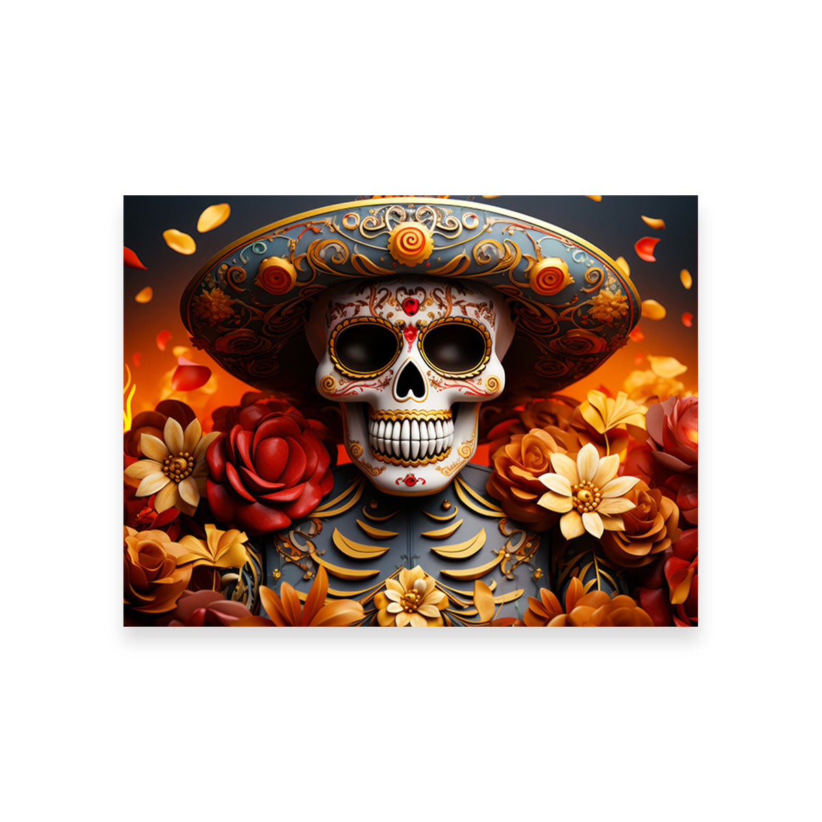 Authentic Day of the Dead Skull Wall Art for Stunning Home Decor