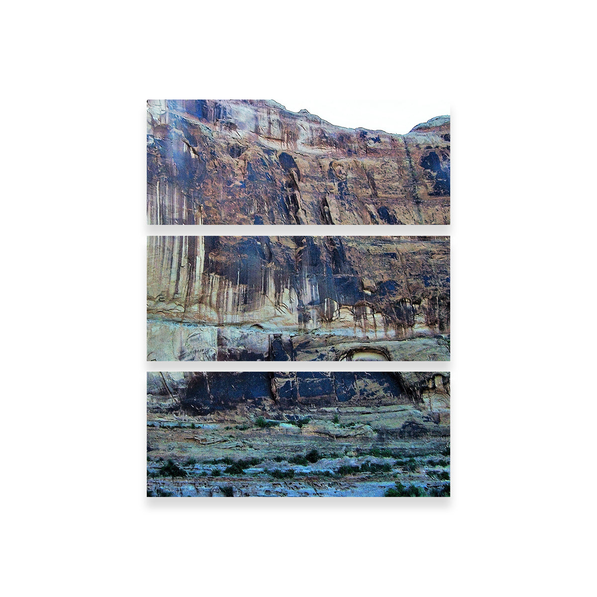 Stunning Rockwall Blue Wall Art by Patricia Jaggie