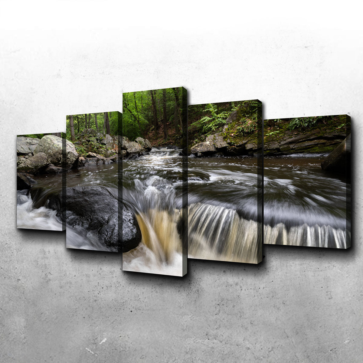 Stunning Summer Black River Wall Art for Home Decor