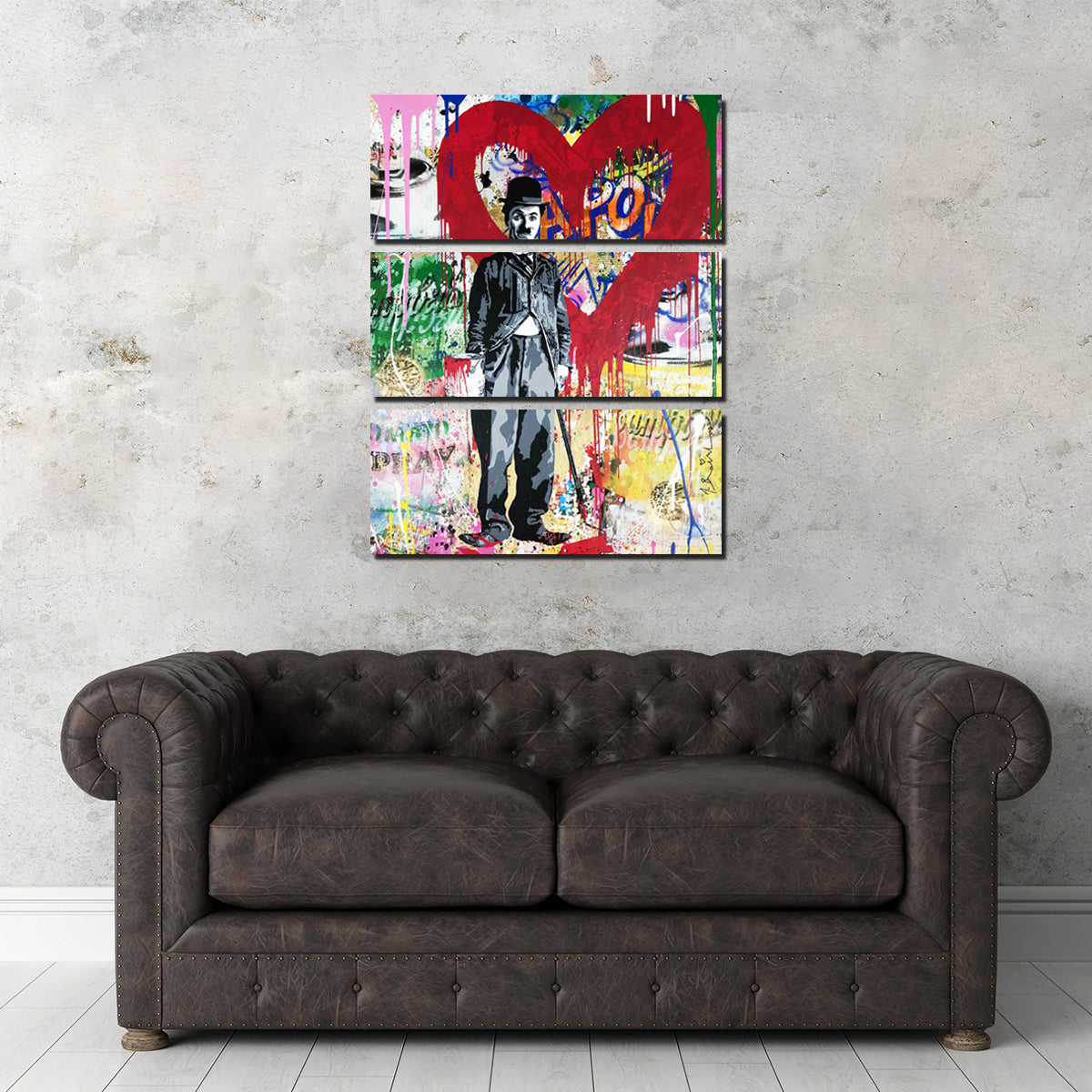 Charlie In The Mood To Paint Stunning Wall Art by Ralph & Laura Design